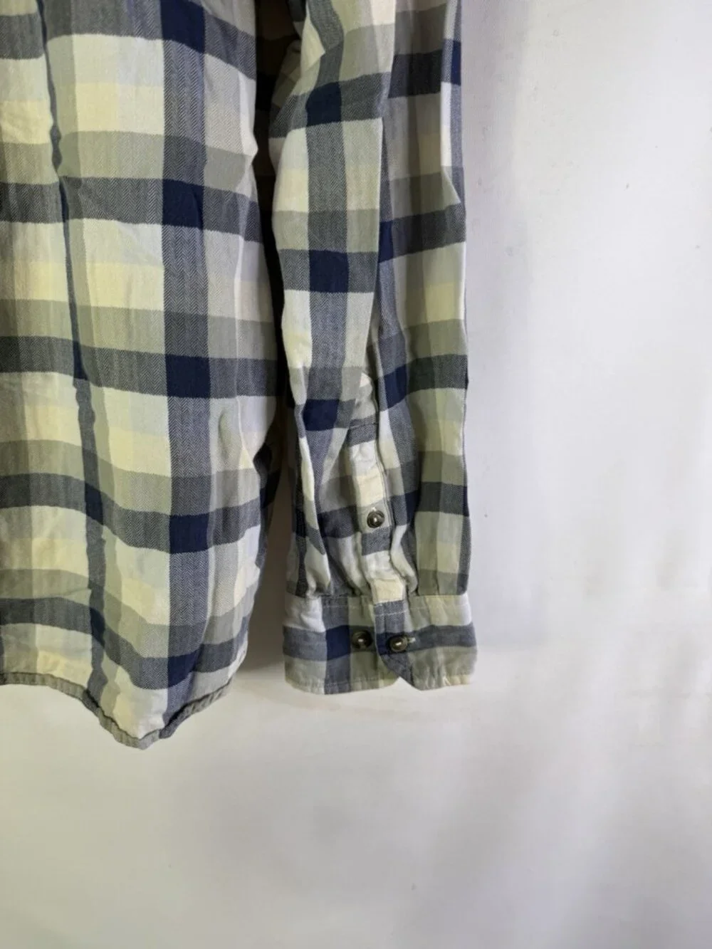 The North Face Button Shirt Rainbow Plaid Spell Out Pocket